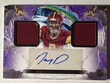 2024 Topps Inception Franchise Foundation Relic Autographs Jayden Daniels #FFRA-JD