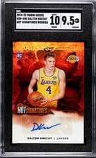 2024-25 Hoops Hot Signatures Rookies Dalton Knecht #HSR-KNE card