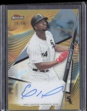 Eloy Jimenez 2019 Topps Finest Autographs card