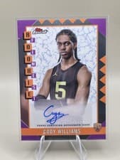 2024-25 Finest Rookie Finest Autographs Cody Williams #RFA-CW card