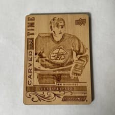 2024-25 Upper Deck Engrained Icons Carved in Time Teemu Selanne #CT-TS card