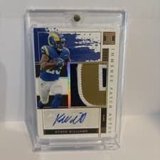 2025 Panini Impeccable Immense Patch Autos Kyren Williams #10 card