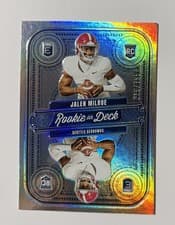 Jalen Milroe 2025 Donruss Elite Rookie On Deck card