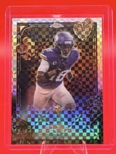 2025 Topps Chrome Fortune 15 Justin Jefferson #F15-4 card