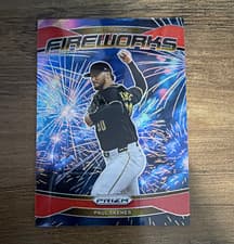 2025 Panini Prizm Fireworks Paul Skenes #2 card