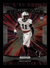 2025 Panini Prizm Draft Picks Brilliance Abdul Carter #1 card