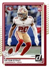 2025 Donruss Rookies & Highlights Base Set Upton Stout #DRH-30 card