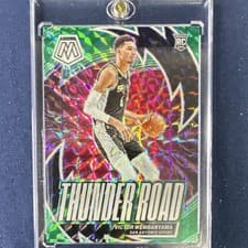 Victor Wembanyama 2023 Panini Mosaic Thunder Road card