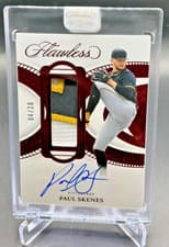 2025 Panini Flawless Flawless Signature Materials Paul Skenes #8 card