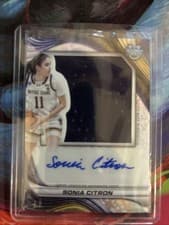 2024-25 Bowman's Best University Prospect Jumbo Relic Autographs Sonia Citron #PJRA-SC card