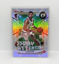 2025-26 NBA Hoops Pay Attention Jayson Tatum #PA-6 card
