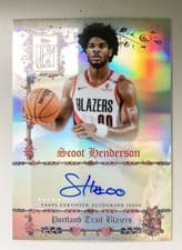 2025-26 Topps Signature Class Manuscripts Scoot Henderson #MS-SH card