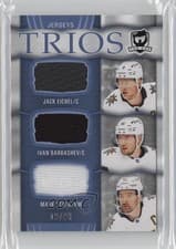 2024-25 Upper Deck The Cup Cup Trios Jersey Mark Stone/Ivan Barbashev/Jack Eichel #C3-EBS card