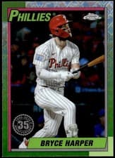 2025 Topps Chrome Logofractor Edition 1990 Topps Bryce Harper #90CB-12 card