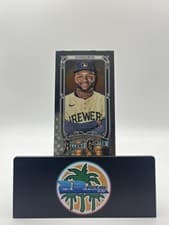 2025 Topps Allen & Ginter Mini Chrome Jackson Chourio #76 card