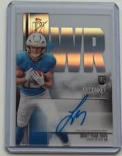 2024 Topps Signature Class Rookie Class Crystal Clear Autographs Ladd McConkey #RCC-LM card