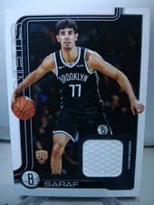 2025-26 Topps Flagship Real One Relics Ben Saraf #FRO-BS card