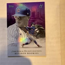 2024 Topps Dynamic Duals Revered Rookies Jordan Wicks / Pete Crow-Armstrong #RR-06 card