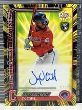 2025 Topps Chrome Radiating Rookie Autographs Jhonkensy Noel #RRA-JN card