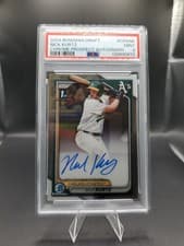 Nick Kurtz 2024 Bowman Draft Chrome Prospect Autograph card