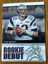 2005 Upper Deck Rookie Debut Tom Brady #57