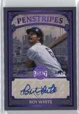 2025 Leaf Bronx Legacy Penstripes Roy White #P-RW1 card