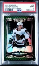 2024-25 Upper Deck Stature 2023-24 Base Update Memorabilia Connor Bedard #32 card