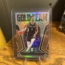 2024-25 Panini Totally Certified Gold Team Victor Wembanyama #17 card