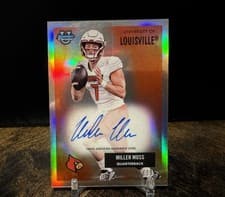 2025 Bowman University Chrome 1955 Bowman Football Autographs Miller Moss #55AV-MM card