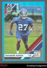 Deandre Baker 2019 Donruss Optic card