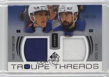 2025-26 SP Game Used Troupe Threads Tage Thompson/Alex Tuch #TT-TT card