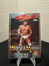 2026 Topps Chrome WWE WrestleMania Recall Tito Santana #WMR-12 card