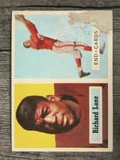 Dick Lane 1957 Topps card