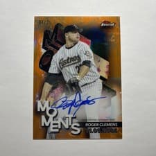 2024 Finest Moments Autographs Roger Clemens #FMA-RC card