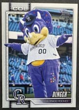 2026 Topps Mascots Autographs Dinger #M-4 card
