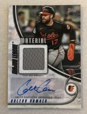 2025 Topps Update Major League Material Autographs Colton Cowser #MMAU-CC card