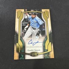 2026 Topps Tier One Break Out Autographs Chandler Simpson #BOA-CSI card