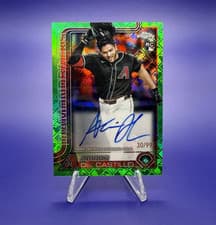 2025 Topps Chrome Logofractor Edition Rookie Autographs Adrian Del Castillo #RA-AD card
