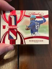 2025 Panini Flawless Dual Patches Kumar Rocker #21 card