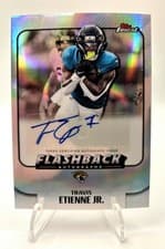 2025 Finest Flashback Autographs Travis Etienne Jr. #FBA-TEJ card
