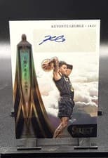 2024-25 Panini Select In Flight Signatures Keyonte George #IFS-KEY card