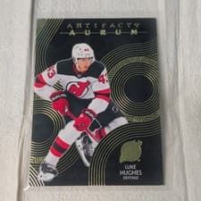 2024-25 Upper Deck Artifacts Aurum Luke Hughes #A-LH card