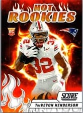 2025 Score Hot Rookies TreVeyon Henderson #12 card