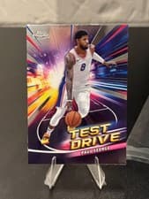 Paul George 2024-25 Topps Chrome Test Drive card