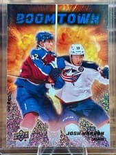 2025-26 Upper Deck Boomtown Josh Manson #BT-9 card