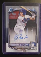 2025 Bowman Draft Chrome Prospect Autographs Charles Davalan #CPA-CD card