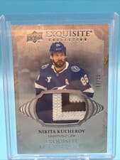 2025-26 Upper Deck Black Diamond Exquisite Materials Nikita Kucherov #EM-NK card