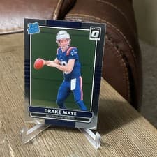 2024 Panini Donruss Optic Retro Series Drake Maye #3 card