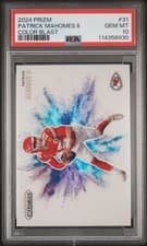 Patrick Mahomes II 2024 Panini Prizm Color Blast card