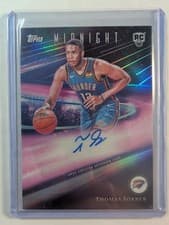 2025-26 Topps Midnight Rookie Horizon Signatures Thomas Sorber #RHS-TS card